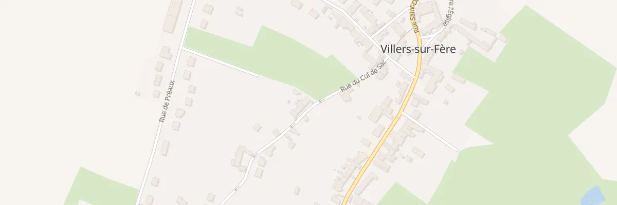 Plan du 7 Rue du Cul de Sac à Villers-sur-Fère