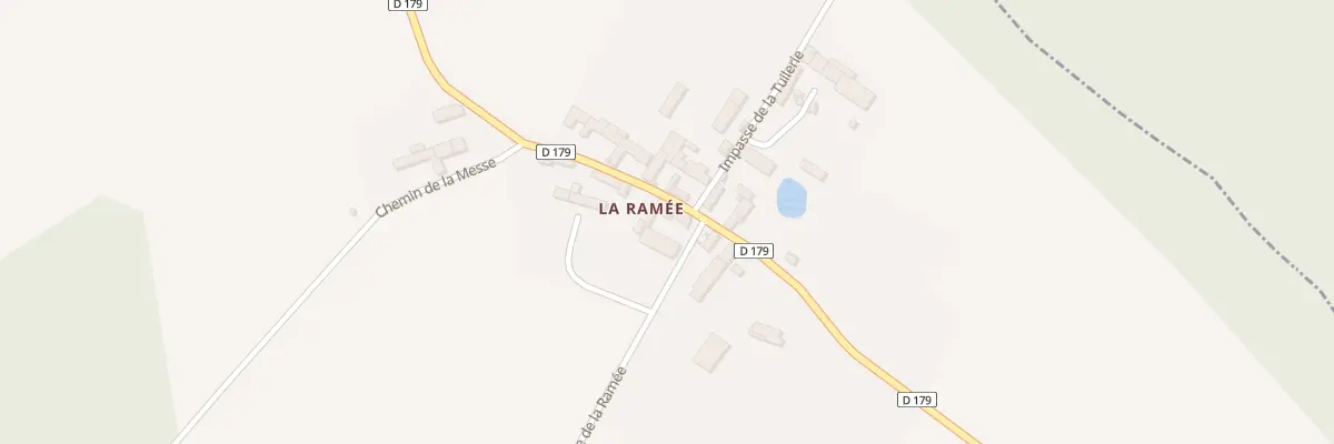 Plan du 13 La Ramee à Bussy-en-Othe