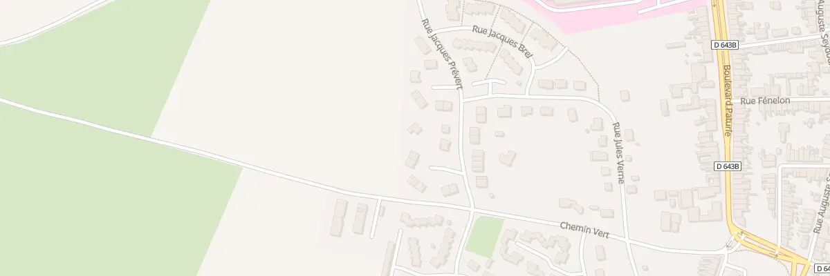 Plan du 13 Rue Jacques Prévert au Cateau-Cambrésis