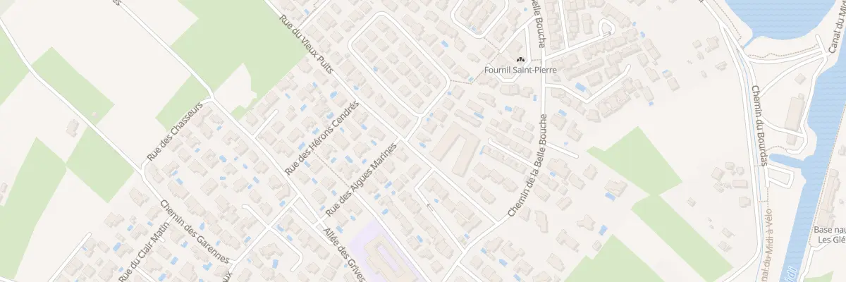 Plan du 2 Rue des Alouettes à Marseillan