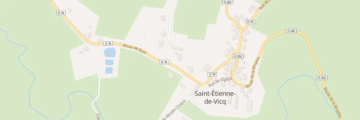 Plan du 6 Rte de Bost à Saint-Étienne-de-Vicq