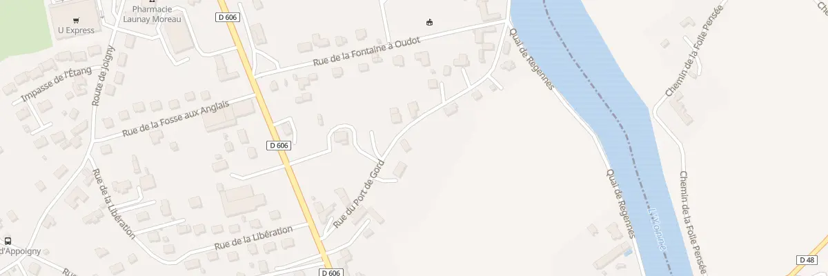 Plan du 2B Rue du Port de Gord à Appoigny
