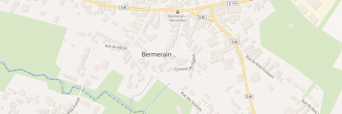 Plan du 124 Rue de l’Eglise à Bermerain