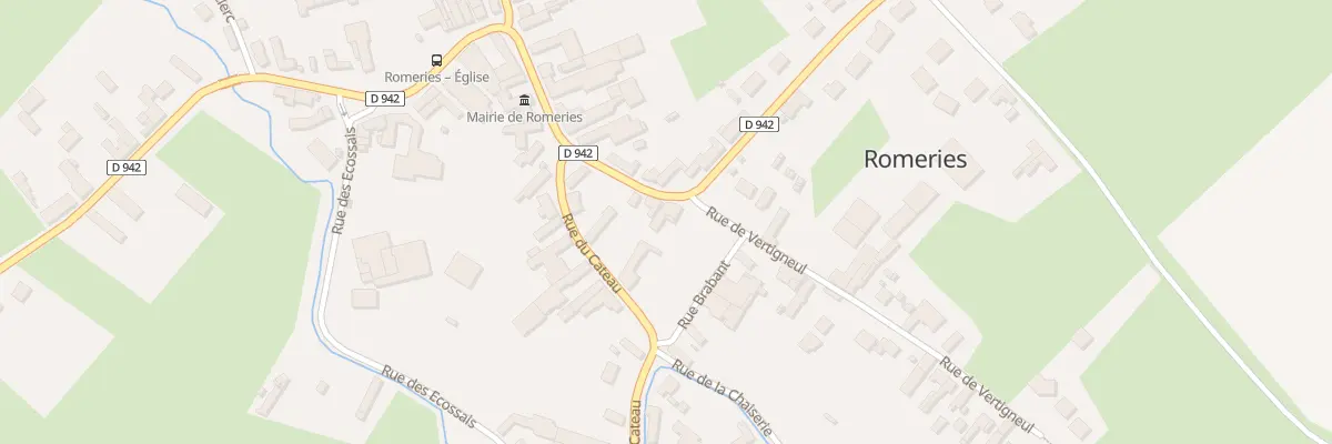 Plan du 12 Rue du Quesnoy à Romeries
