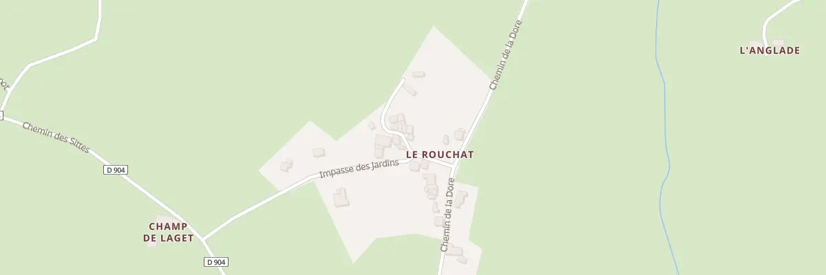 Plan du 5229 Le Rouchat à Domaize