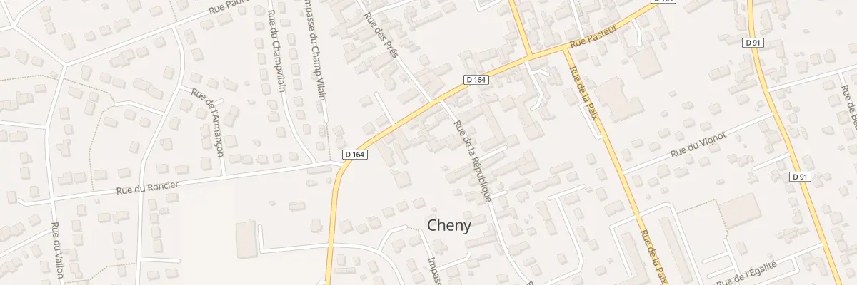Plan du 4 Rue de la République à Cheny