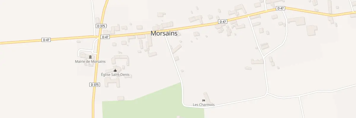 Plan du 5 Rue de la Fontaine St Denis à Morsains