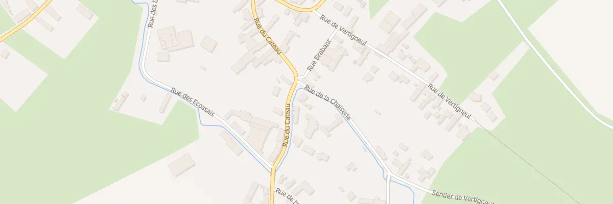 Plan du 7 Rue du Cateau à Romeries