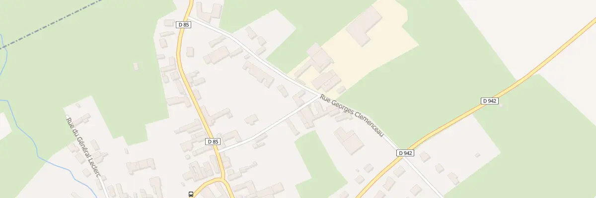 Plan du 6 Rue Georges Clemenceau à Romeries