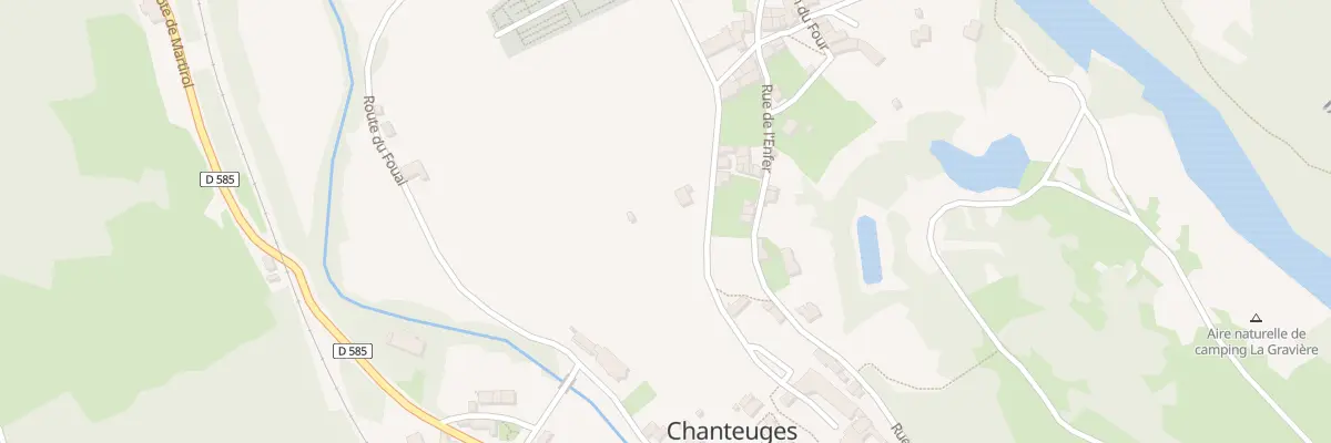 Plan du 8 Rue de l’Abbaye à Chanteuges