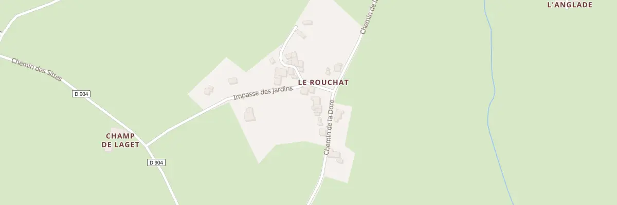 Plan du 5245 Le Rouchat à Domaize