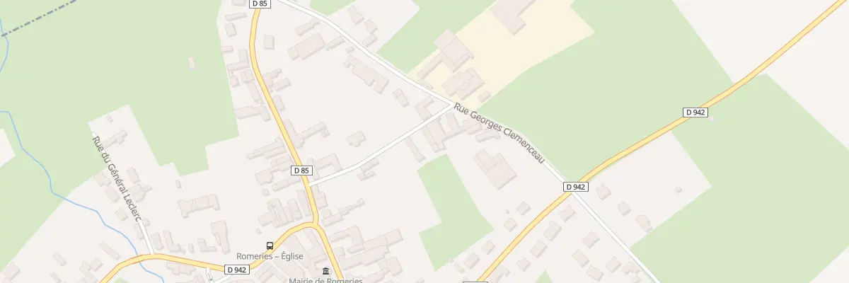 Plan du 6 Rue Louis Pasteur à Romeries