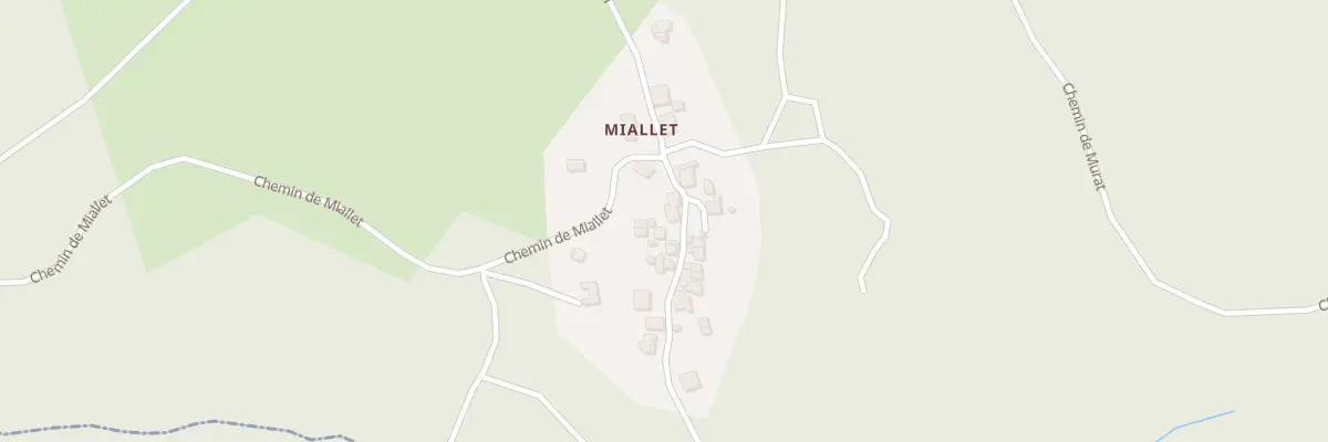 Plan du 5584 Miallet à Paslières