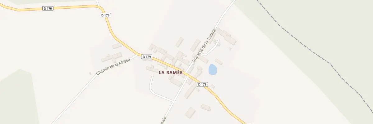 Plan du 12 La Ramee à Bussy-en-Othe