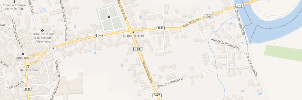 Plan du 12 Rue de la Croix Charbonniere à Appoigny