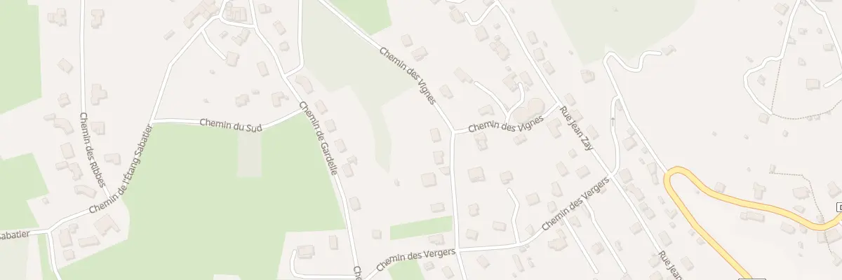 Plan du 29 Che des Vignes à Thiers