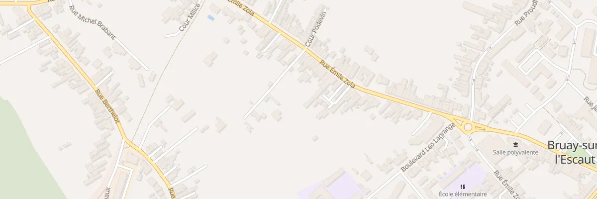 Plan du 66 Rue Emile Zola à Bruay-sur-l’Escaut