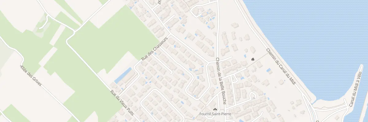 Plan du 28 Rue des Flots Bleus à Marseillan