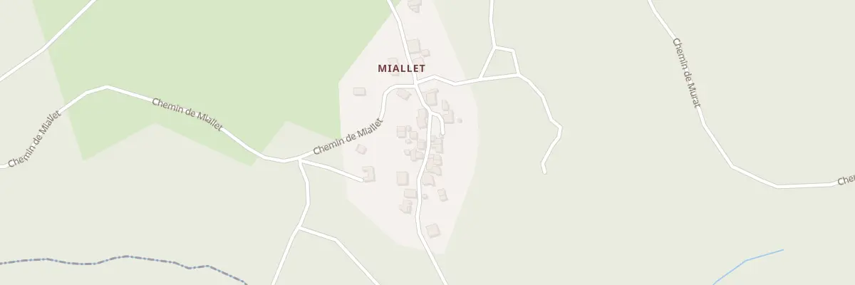 Plan du 5131 Miallet à Paslières