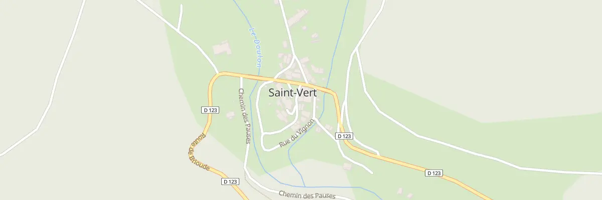 Plan du 5007 Le Bourg à Saint-Vert