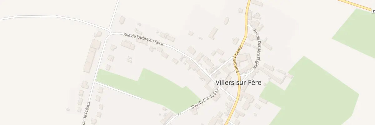 Plan du 14 Rue de l’Arbre au Relai à Villers-sur-Fère