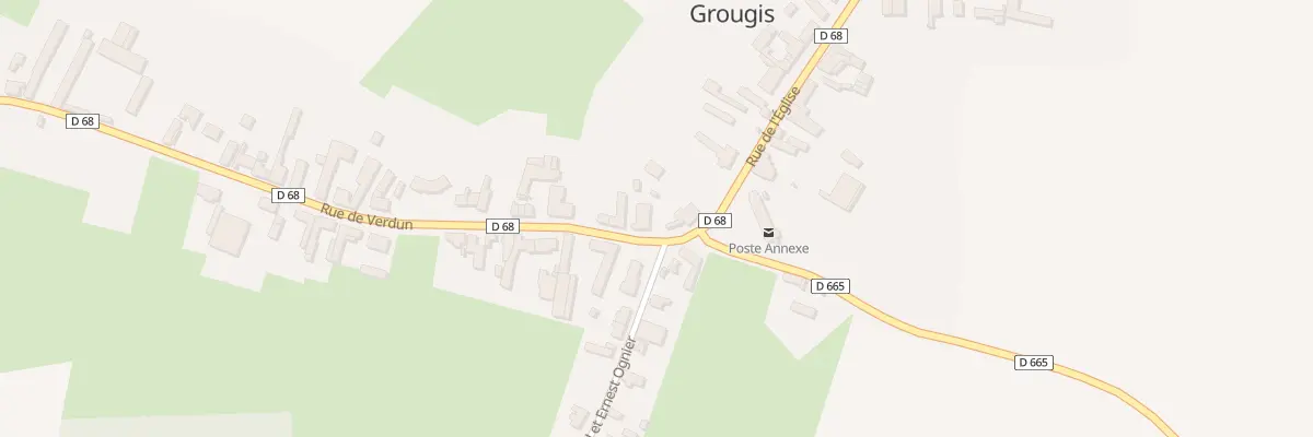 Plan du 2 Rue de Verdun à Grougis