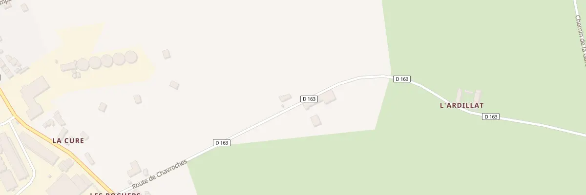Plan du 1 L’Ardillat à Treteau