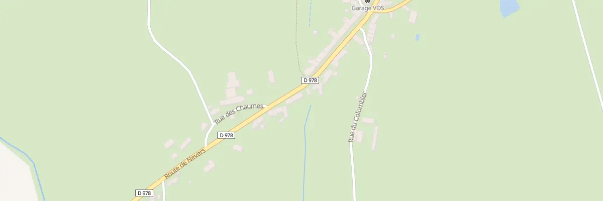 Plan du 53 Rte de Nevers à Rouy