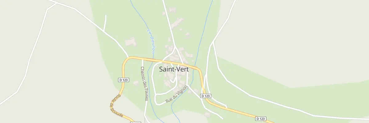 Plan du 5022 Le Bourg à Saint-Vert