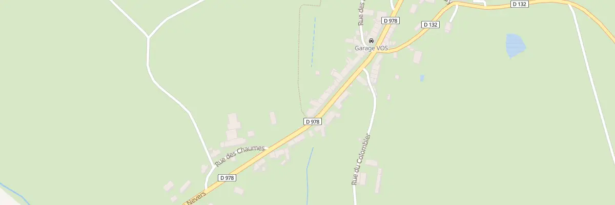 Plan du 62 Rte de Nevers à Rouy