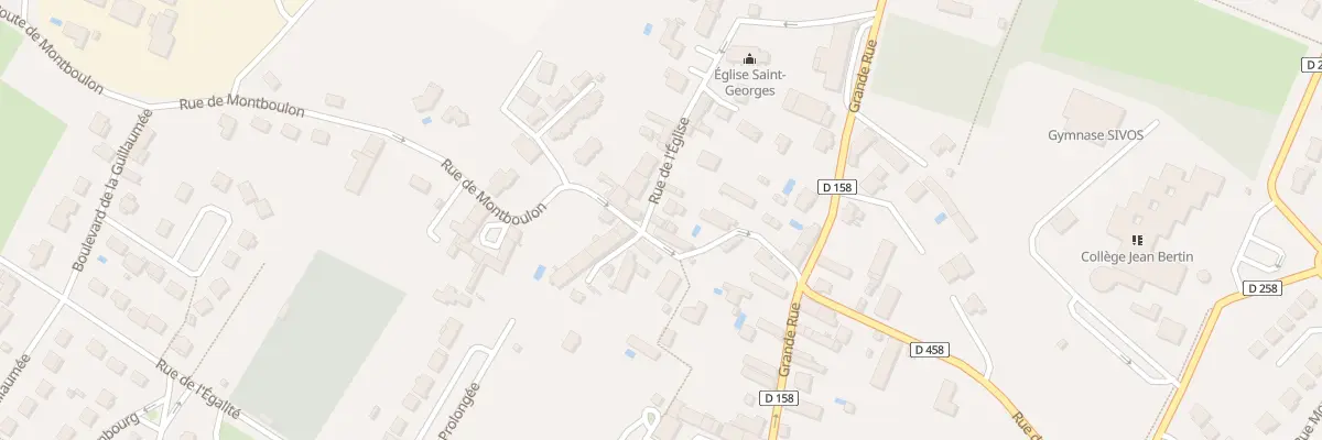 Plan du 9 Rue de l’Eglise à Saint-Georges-sur-Baulche