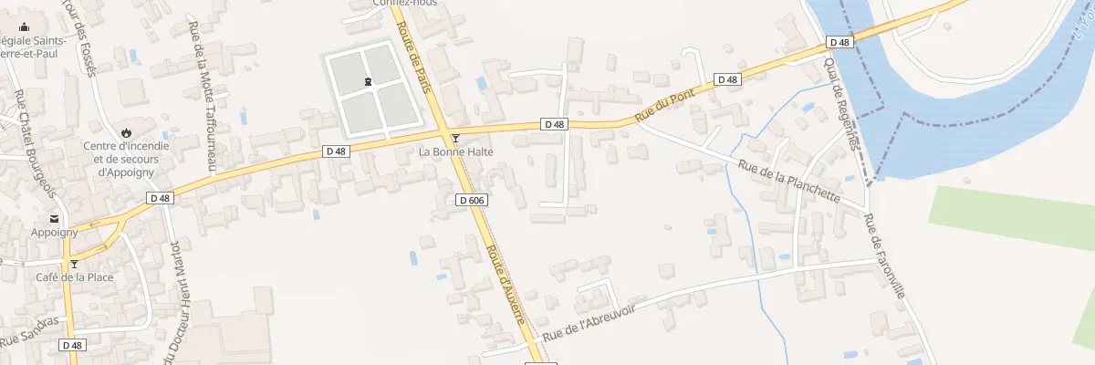 Plan du 14 Rue de la Croix Charbonniere à Appoigny
