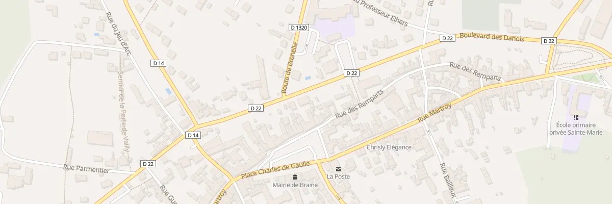 Plan du 4B Bd des Danois à Braine