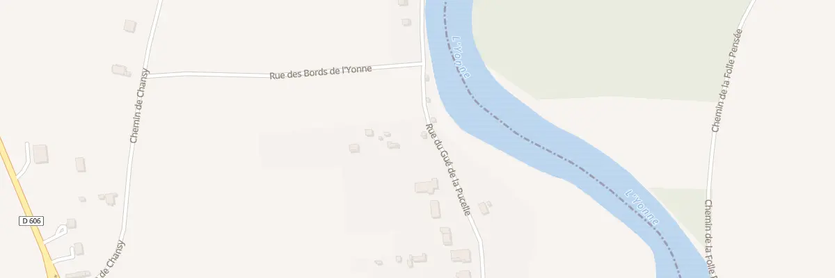 Plan du 79 Rue du Gué de la Pucelle à Appoigny