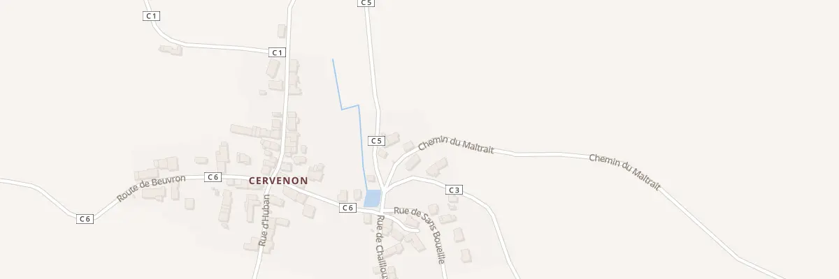 Plan du 27 Cervenon à Saint-Germain-des-Bois