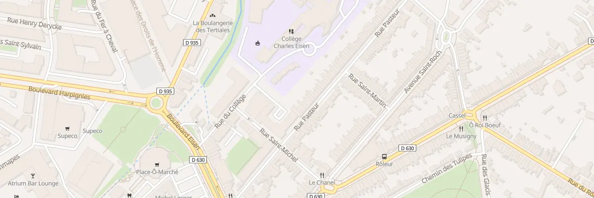 Plan du 21 Rue Pasteur à Valenciennes