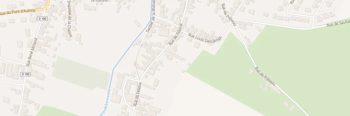 Plan du 25D Rue de Feleine à Aulnoy-lez-Valenciennes