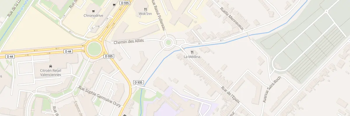 Plan du 77 Rue de l’Epaix à Valenciennes