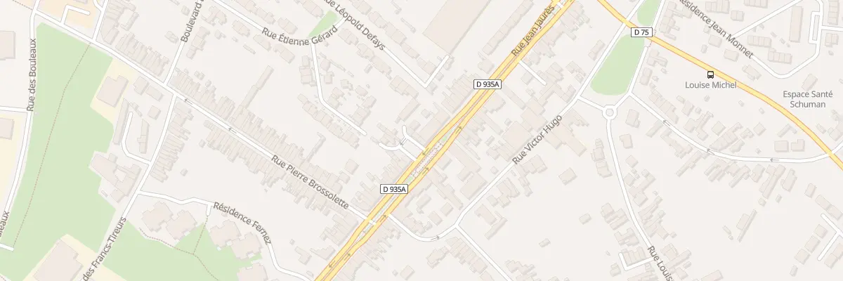 Plan du 1 Rue J Jaures Cr Douane B à Bruay-sur-l’Escaut