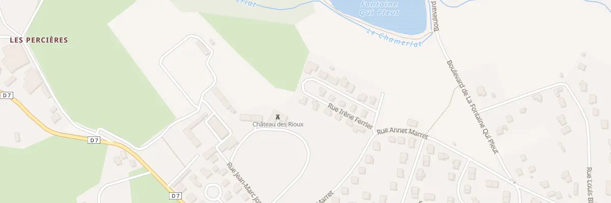 Plan du 11 Rue Irène Ferrier à Courpière