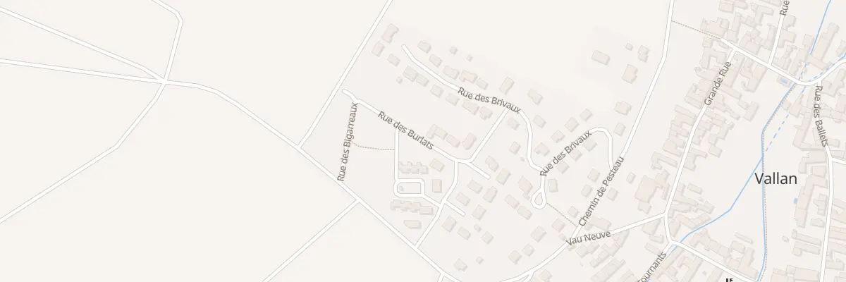 Plan du 9005 Le Village à Vallan
