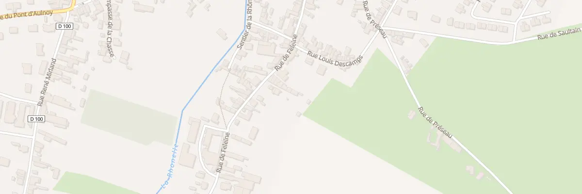 Plan du 25E Rue de Feleine à Aulnoy-lez-Valenciennes