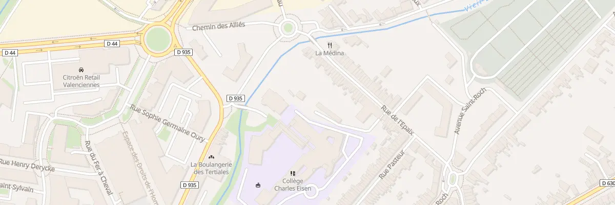 Plan du 81 Rue de l’Epaix à Valenciennes