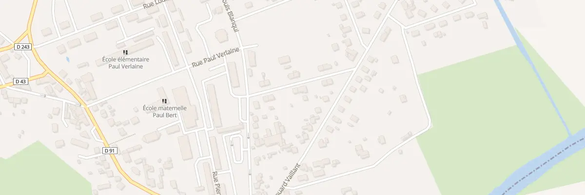Plan du 6 Rue La Chaume au Renard à Migennes