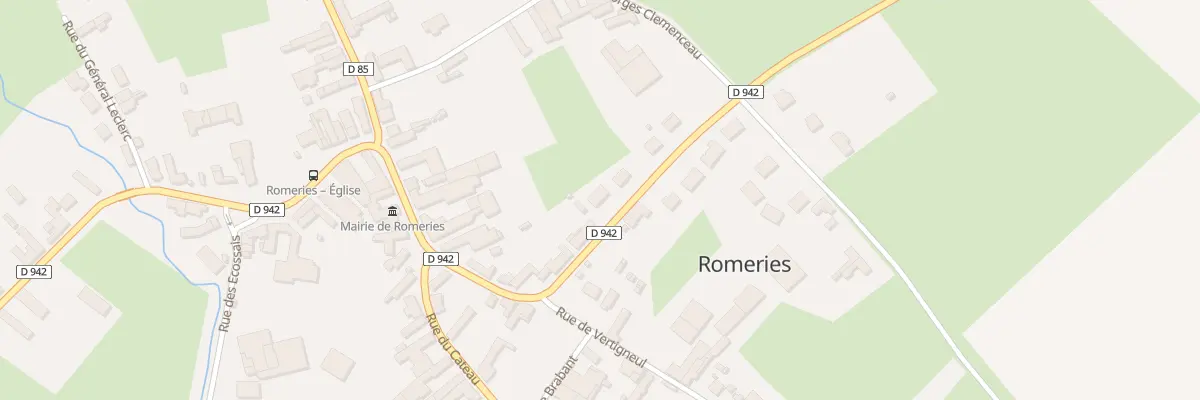 Plan du 25 Rue du Quesnoy à Romeries