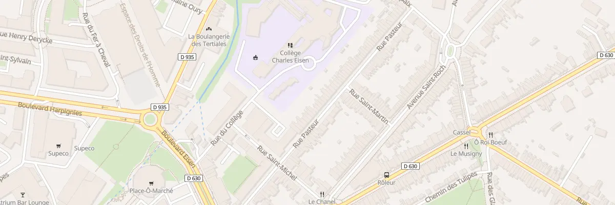 Plan du 31 Rue Pasteur à Valenciennes