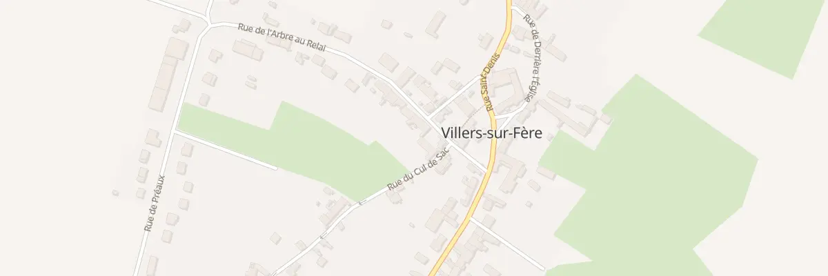 Plan du 4 Rue de l’Arbre au Relai à Villers-sur-Fère