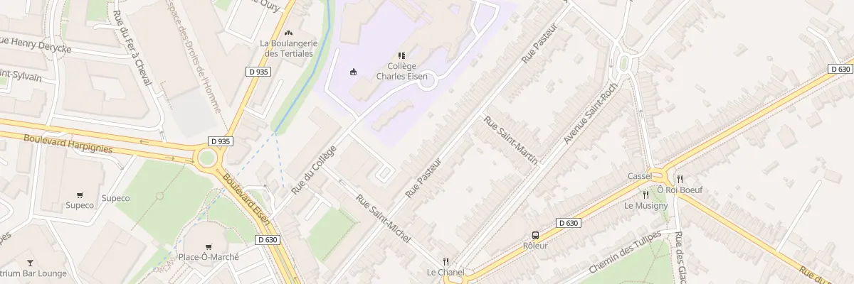 Plan du 29 Rue Pasteur à Valenciennes