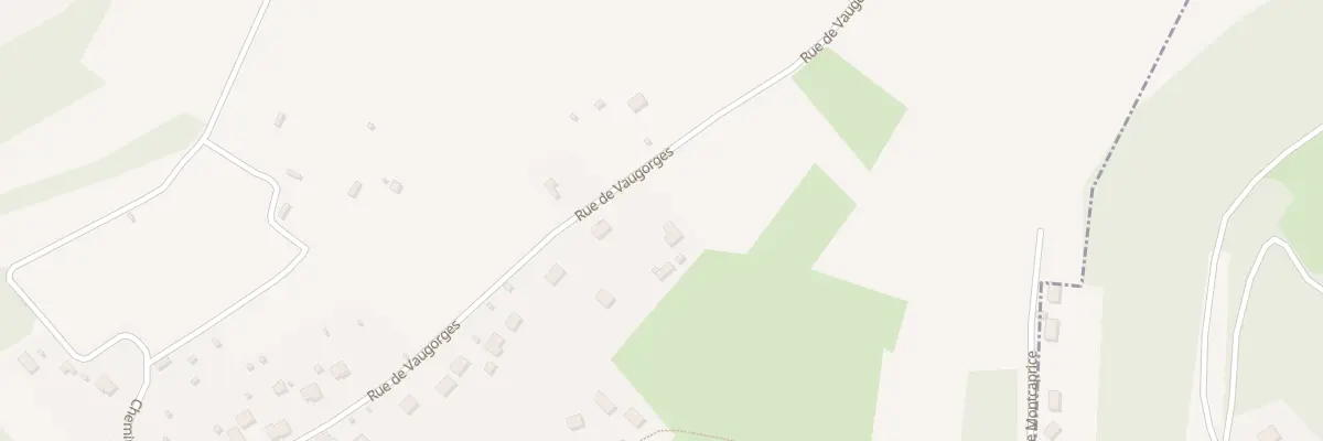 Plan du 26 Che de Vaugorges à Clamecy