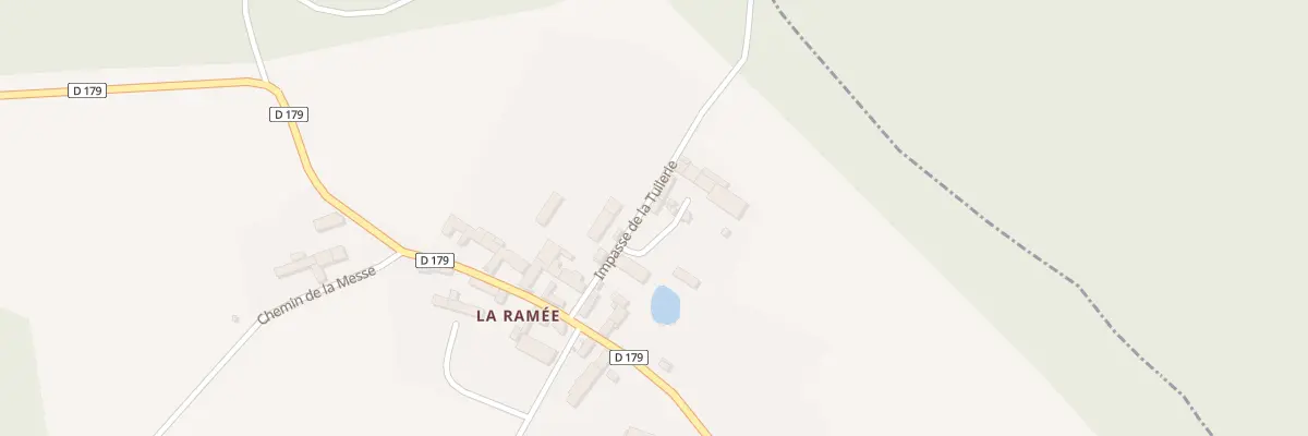 Plan du 18 La Ramee à Bussy-en-Othe